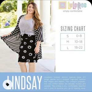 LulaRoe Lindsey Kimono